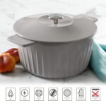 סיר הולנדי מברזל יצוק עם מכסה 2.8 ליטר