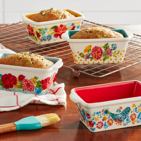 סט קערות 4 יח׳ Pioneer Woman Floral Medley Assorted